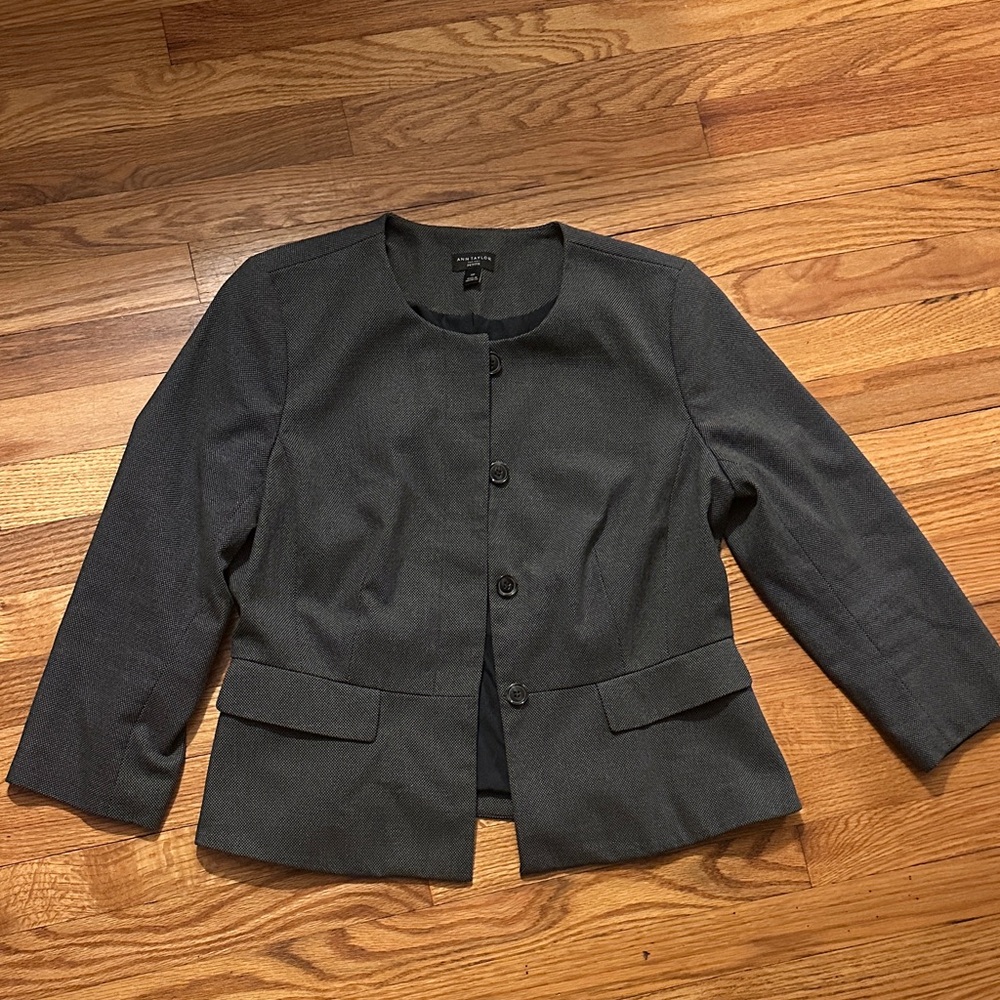 Ann Taylor Charcoal Blazer